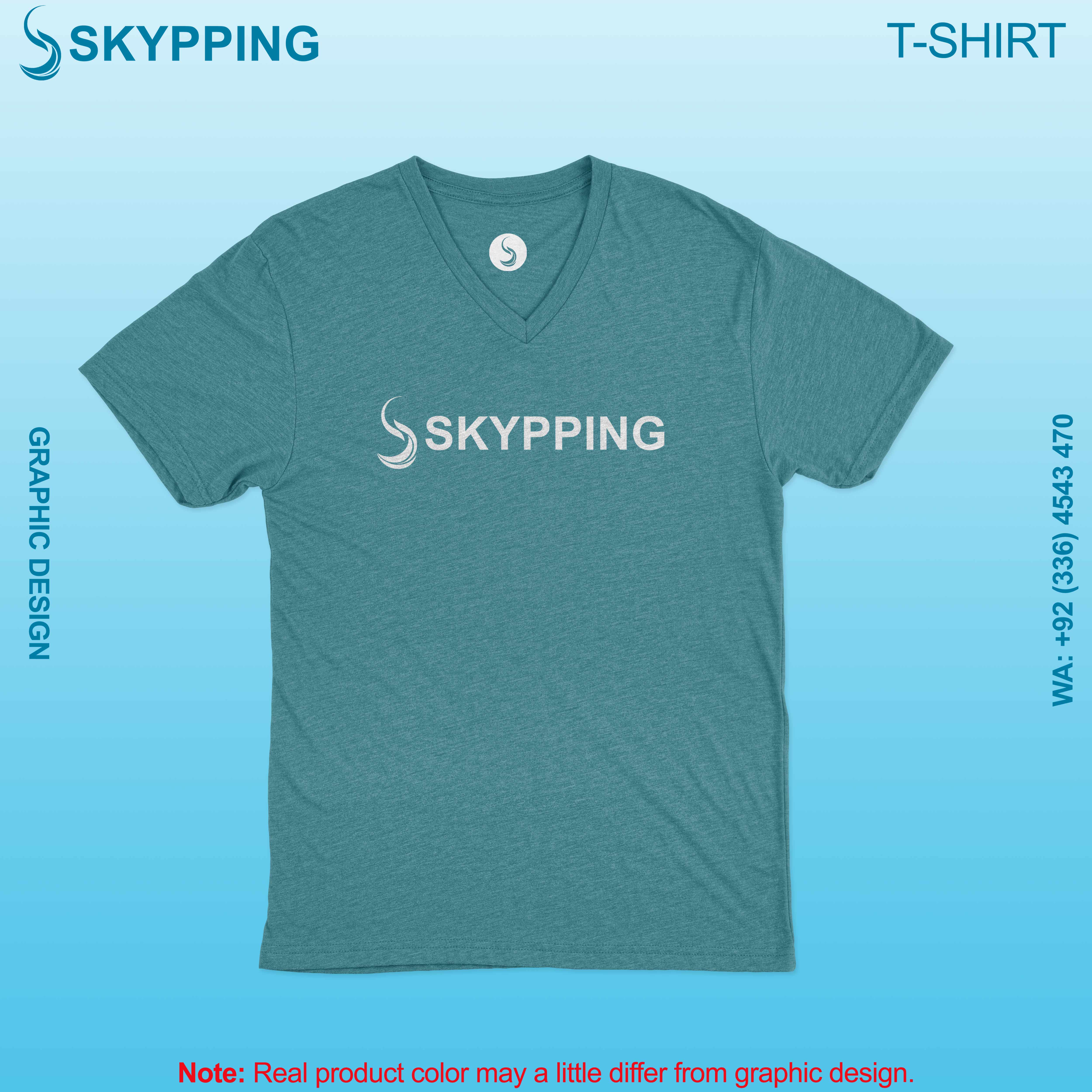 V-Neck Short set-in style sleeve t-shirt for men